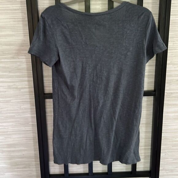 Nordstrom Rack heather Gray scoopneck T-shirt cotton Modal XS - Picture 3 of 4